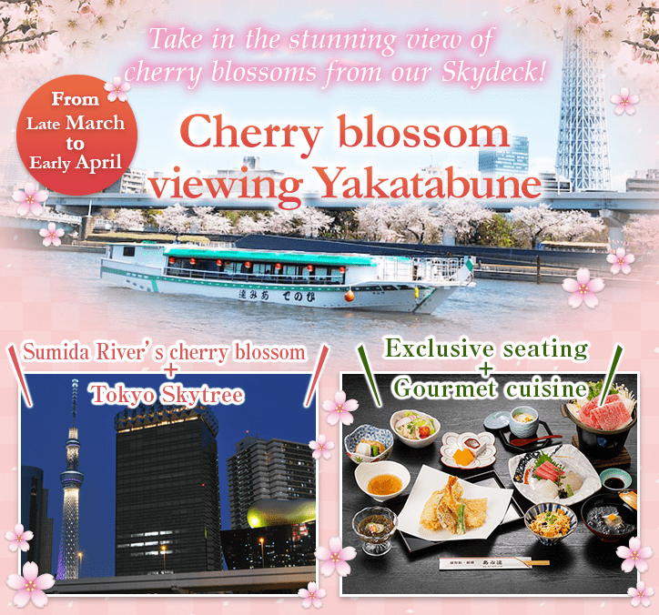 Yakatabune Cherry Blossom Viewing