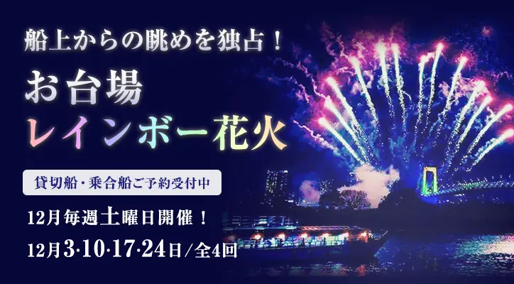 お台場花火特別観賞コース