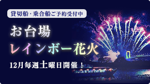 屋形船あみ達お台場花火特別鑑賞コース